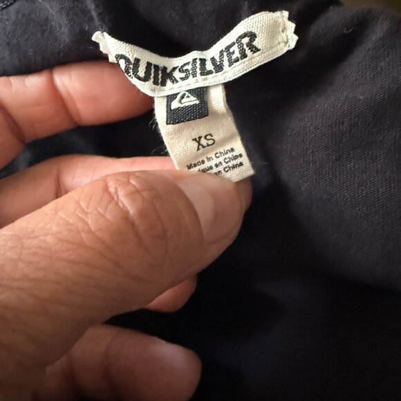 Quiksilver Womens Black Zip-Up Hoodie With Back Slit Detail XS - Picture 6 of 6